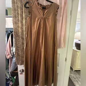 Brown Sleeveless Dress